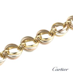 Cartier 18k Three Colour Gold Trinity Bracelet
