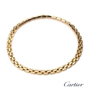 Cartier 18k Yellow Gold Maillon Panthere Necklace 70084995