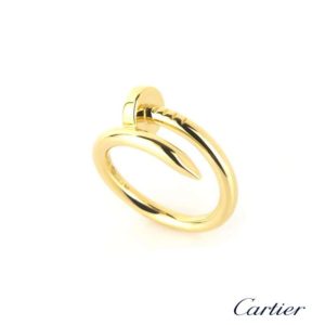 Cartier 18k Yellow Gold Juste un Clou Ring Size 50 B4092600