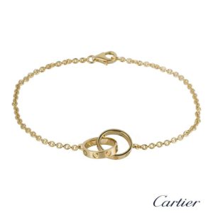 Cartier 18k Yellow Gold Love Bracelet B6027100 B&P