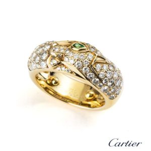 Cartier 18ct Yellow Gold Panthere de Cartier Ring