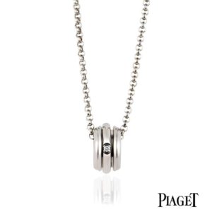 Piaget 18K White Gold Possession Diamond Necklace