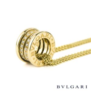 18k Bvlgari B.Zero 1 Diamond Set Pendant