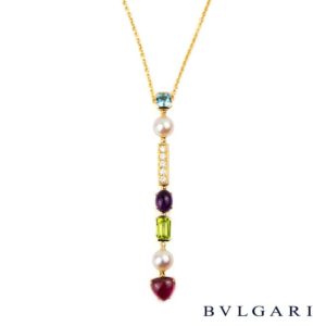 18k Yellow Gold Bvlgari Allegra Necklet CL852113