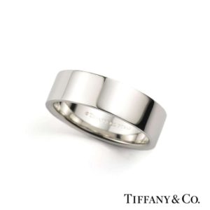Tiffany & Co. 6mm Flat Wedding Band in Platinum