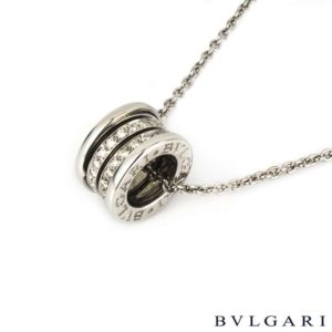 Bvlgari BZERO1 Two Row Round Brilliant Cut Diamond Pendant