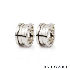 Bvlgari 18k White Gold B.ZERO 1 Earrings
