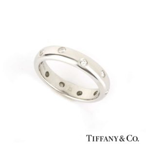 Tiffany & Co. Etoile Diamond Wedding Band in Platinum
