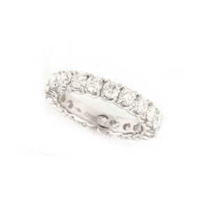 18k White Gold Full Diamond Eternity Ring 2.63ct G/H VS