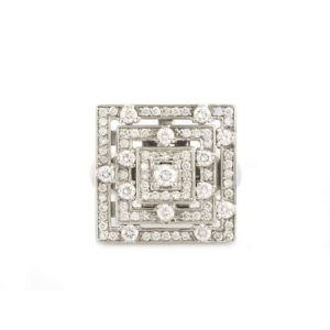 18k White Gold Diamond Dress Ring approx 1.50ct H VS2/SI1