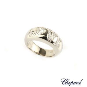 Chopard 18k White Gold Diamond Love Ring 82/2900/0
