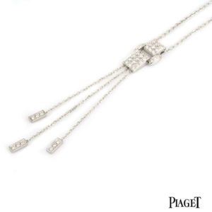Piaget 18k White Gold Limelight Diamond Pendant