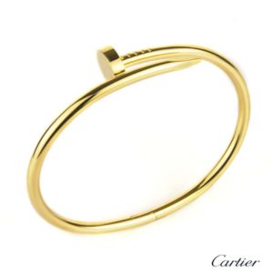 Cartier 18k Yellow Gold Juste Un Clou Bangle B&P B6037815