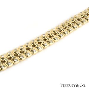 Tiffany & Co. 18k Yellow Gold Diamond Bracelet