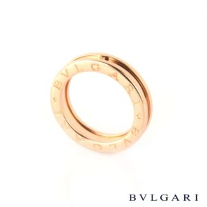 Bvlgari 18k Rose Gold B.Zero1 Ring Size 54 AN852422