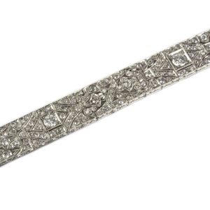 Platinum and Diamond Bracelet 11.00ct c.1920