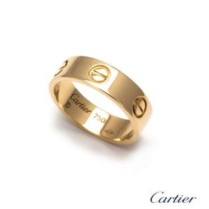Cartier 18k Yellow Gold Love Ring Size 54 B4084600